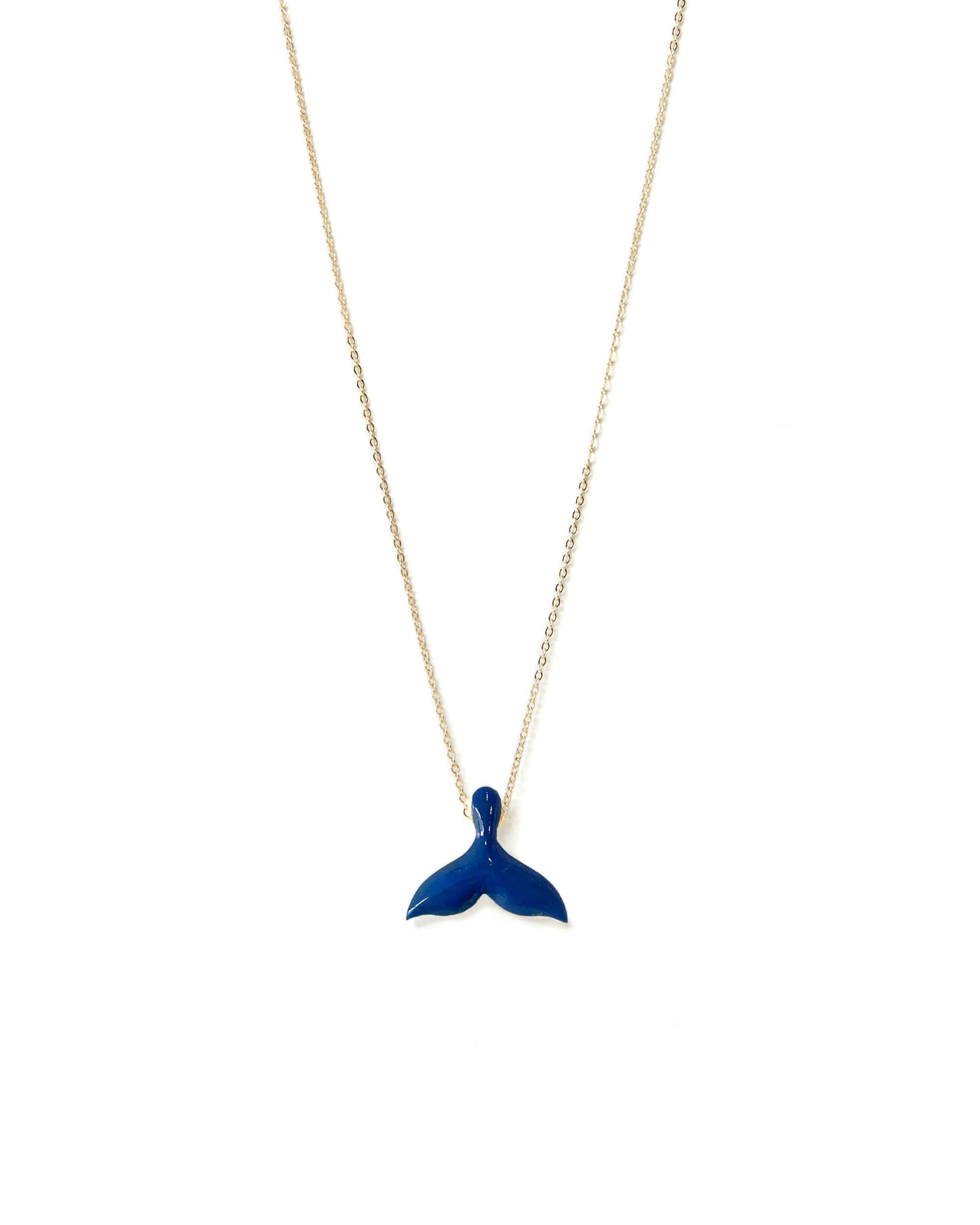 Dolphin Tail Lapis Lazuli  Necklace