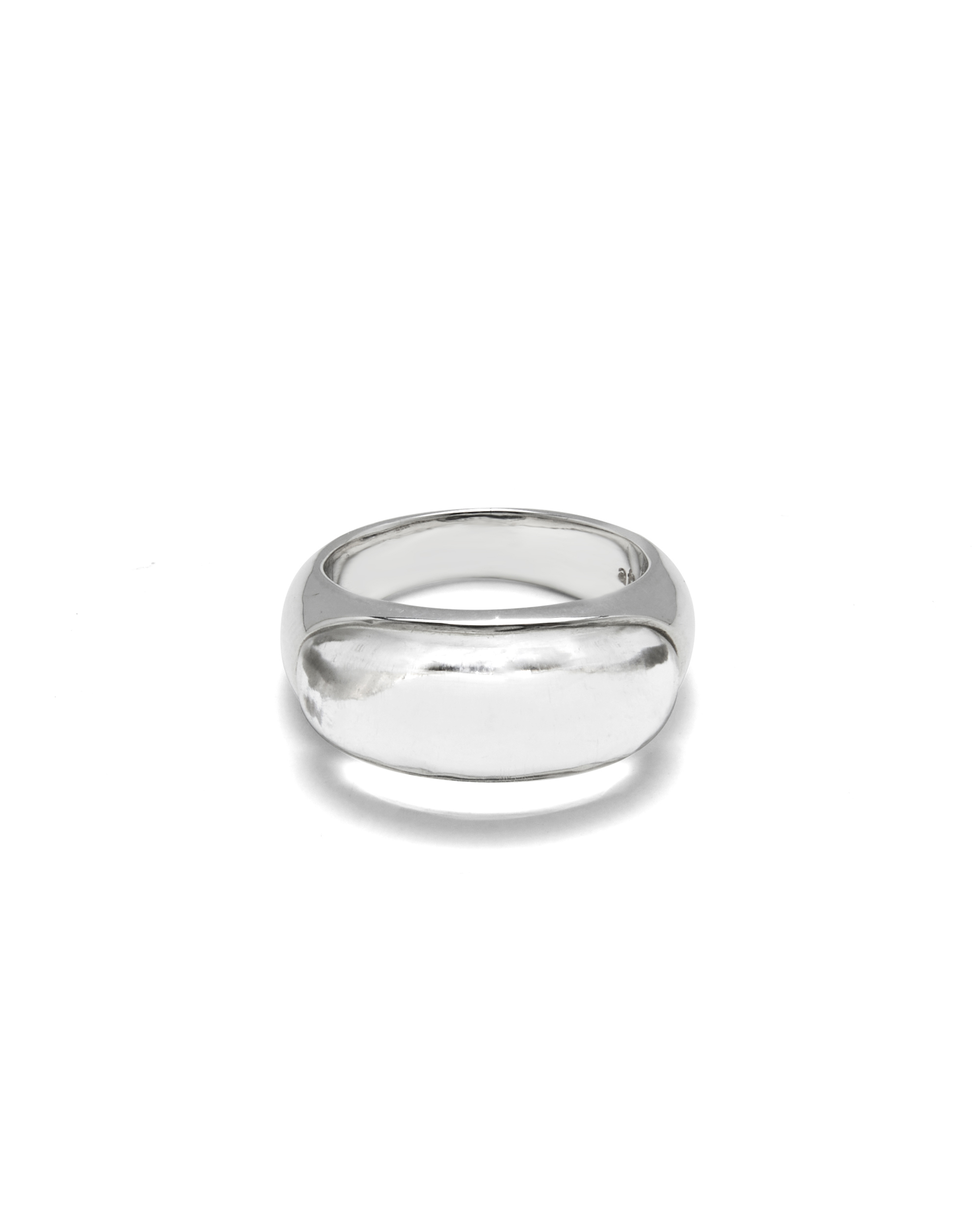 Clean crescent moon ring