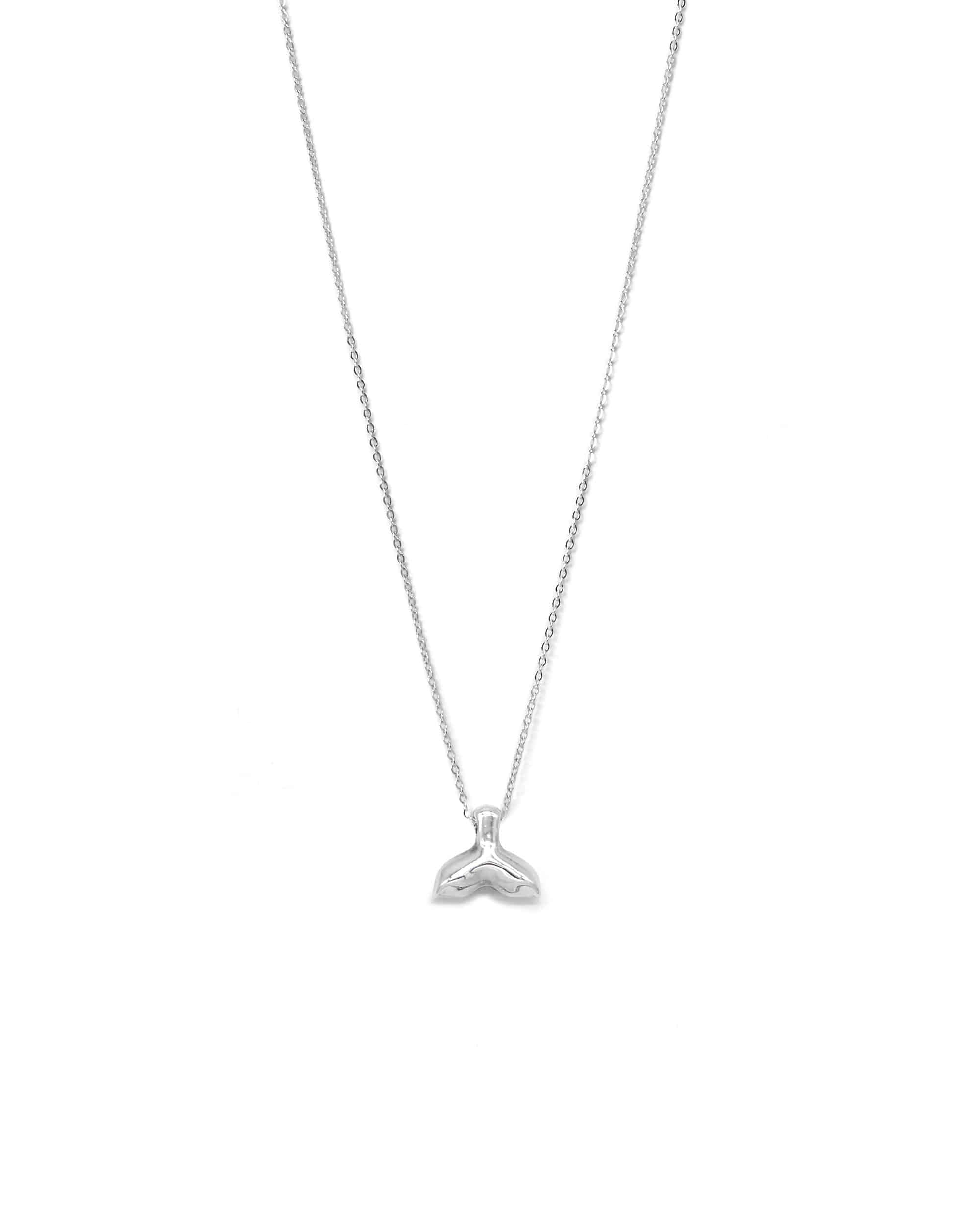 Dolphin Tail Silver Necklace